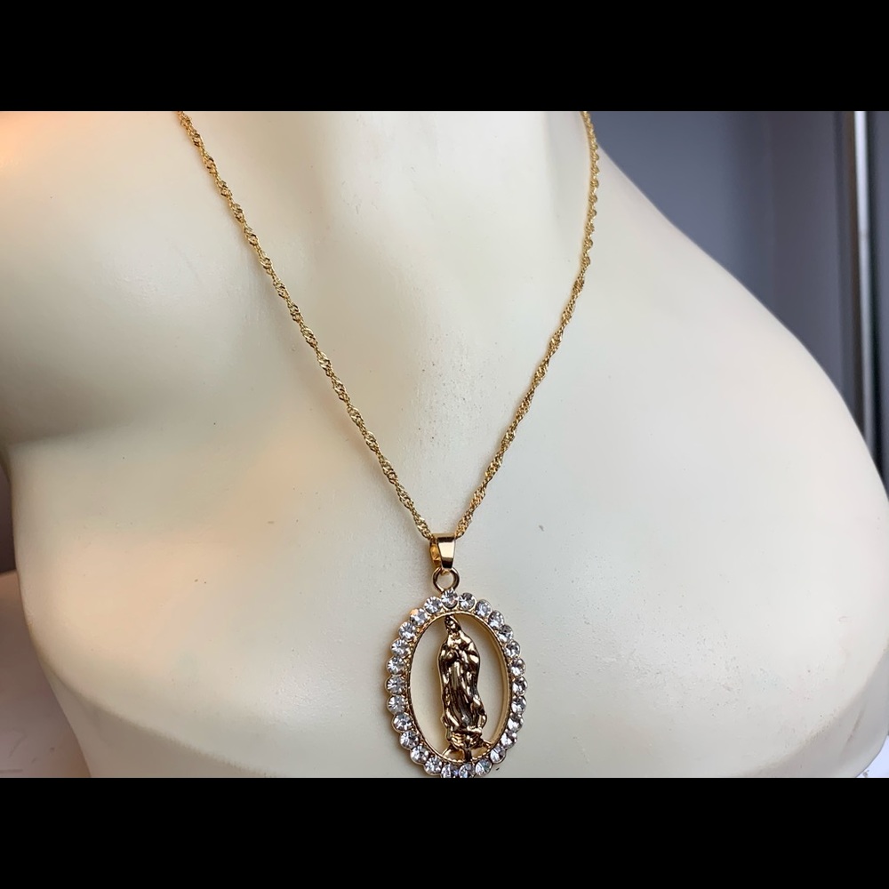 Serenity Prayer Pendant Necklace